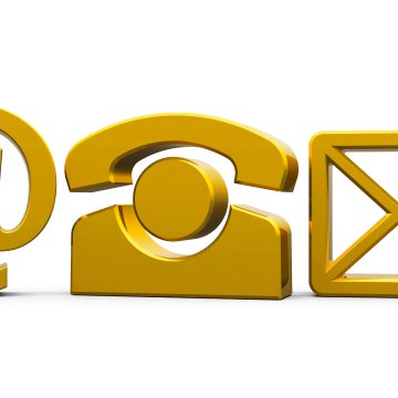 gold yellow symbols envelope @ telephone online fax service ringcentral